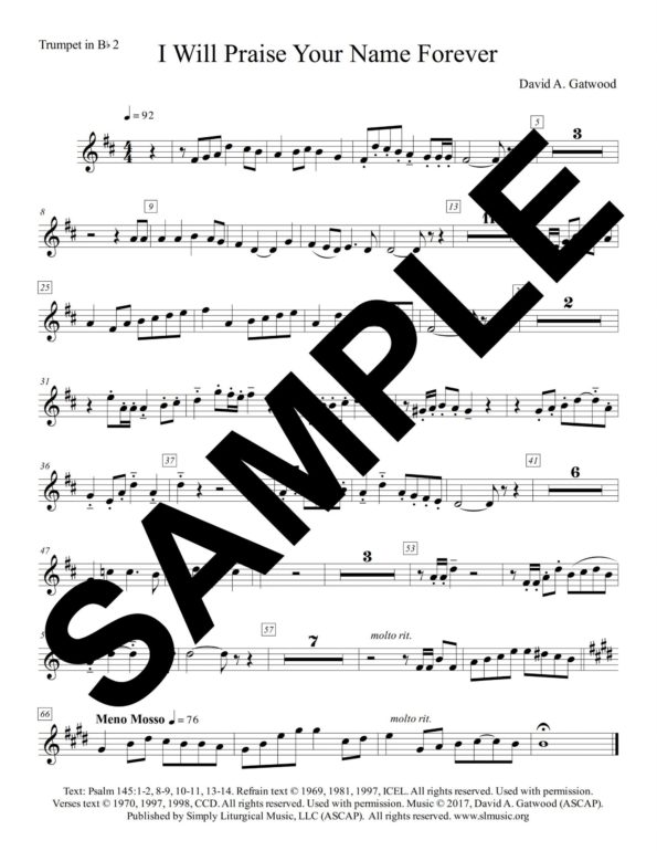 Psalm 145 Gatwood Trumpet in Bb 2 Sample scaled
