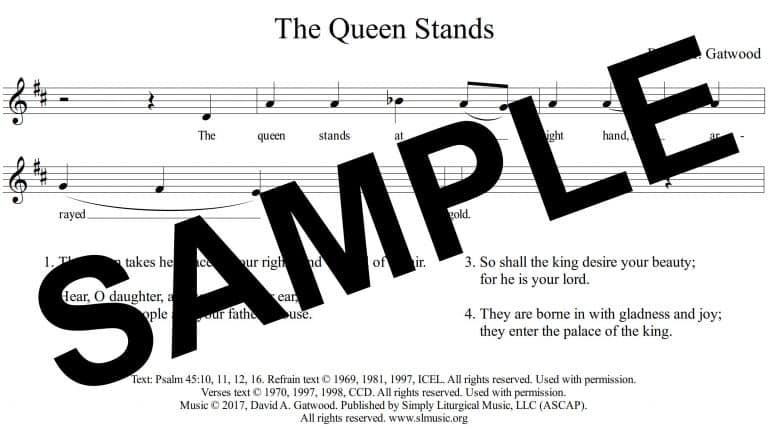 Psalm 45 (Gatwood) -Sample Assembly