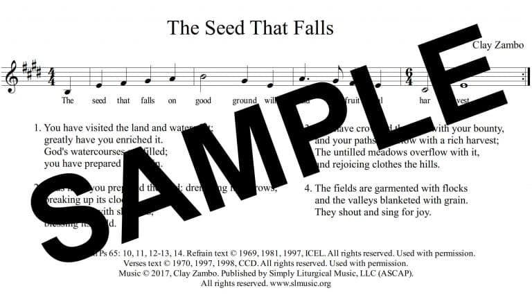 Psalm 65 (Zambo) -Sample Assembly