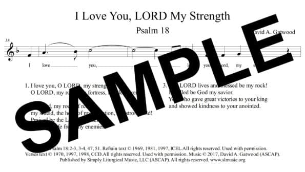 Psalm 18 Gatwood Sample Assembly