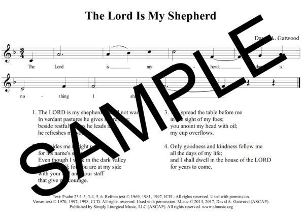 Psalm 23 The Lord Is My Shepherd Gatwood Sample Assembly 1 png