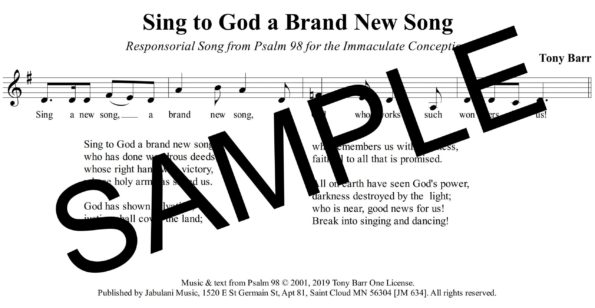 Dec 8 Ps 98 Sing To God A Brand New Song Sample Assembly scaled