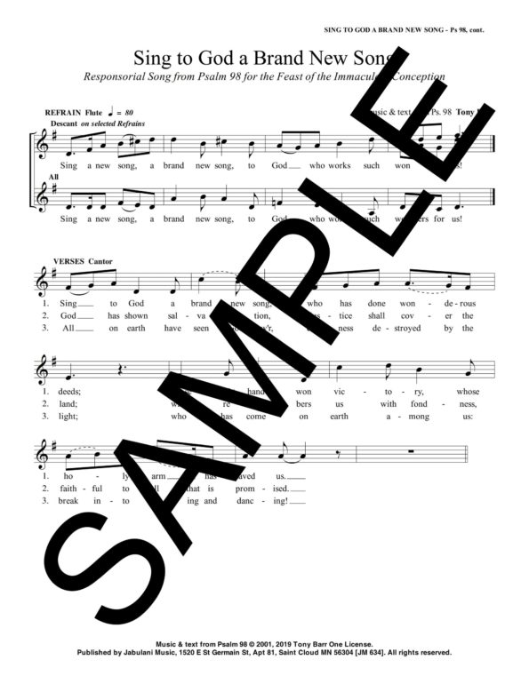Dec 8 Ps 98 Sing To God A Brand New Song jm 634 Sample Musicians Parts 1 scaled