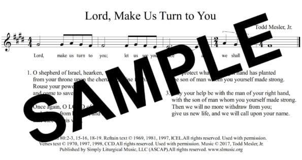 Psalm 80 Mesler Sample Assembly