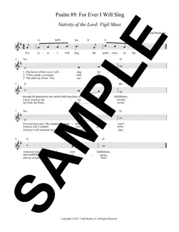 Psalm 89 For Ever I Will Sing Mesler Sample Lead Sheet Dec24 scaled