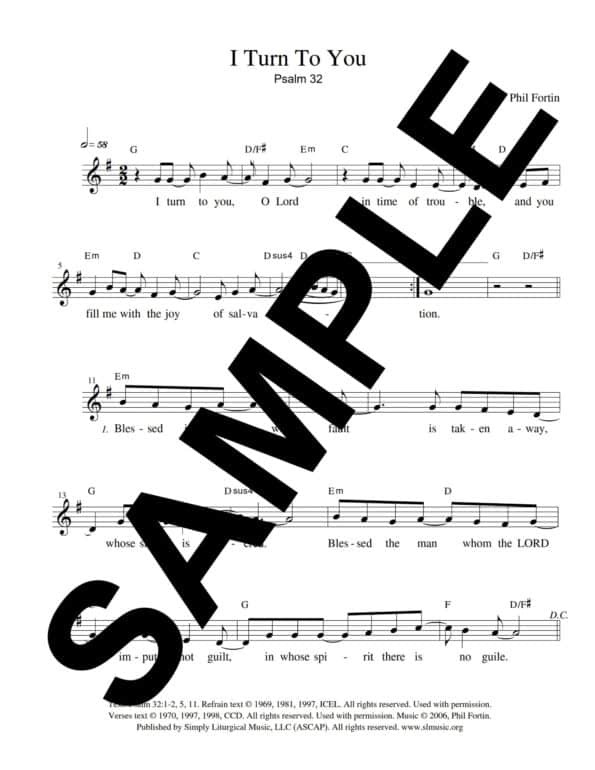 Psalm 32 Fortin Sample Lead Sheet scaled