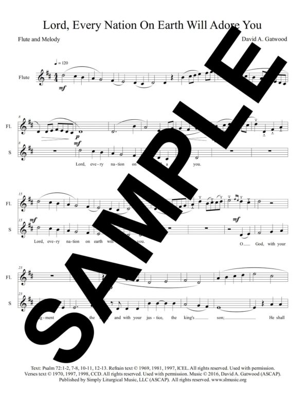 Psalm 72 Eiphany Gatwood Sample Flute Melody scaled