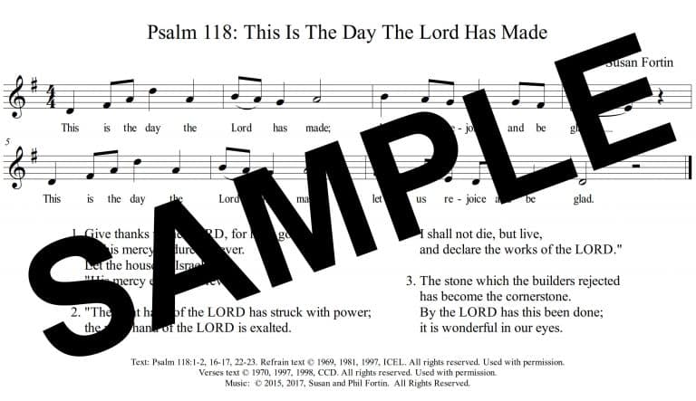 Psalm 118-Easter (Fortin) -Sample Assembly