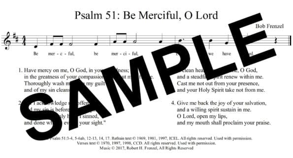 Psalm 51 Ash Frenzel Sample Assembly