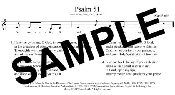 Psalm 51 Smith Sample Assembly