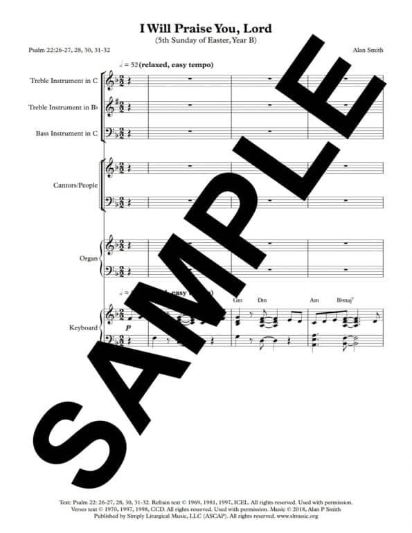 APSmith Psalm 22 Easter 5B Sample SCORE scaled