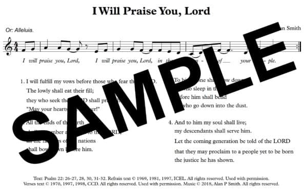 Psalm 22 5 Easter Smith Sample Assembly