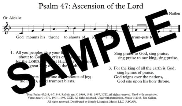 Psalm 47 Nailon Sample Assembly