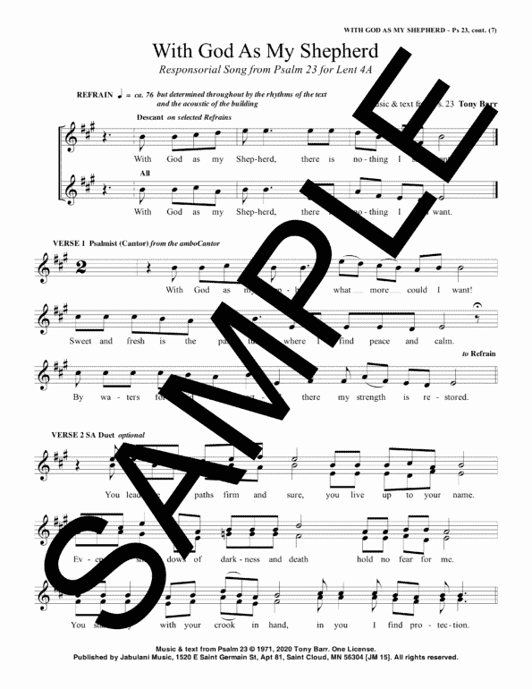 4A Ps 23 With God As My ShepherdSample Complete PDF 3