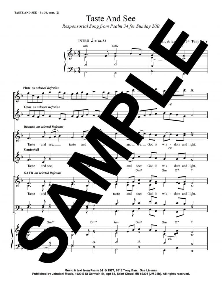Psalm 34-20B (Barr) Sample All Music_1
