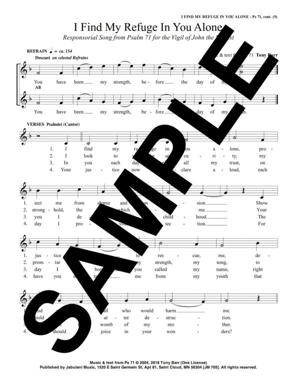 Psalm 71 Baptist Vigil Barr Sample All Music 2 scaled