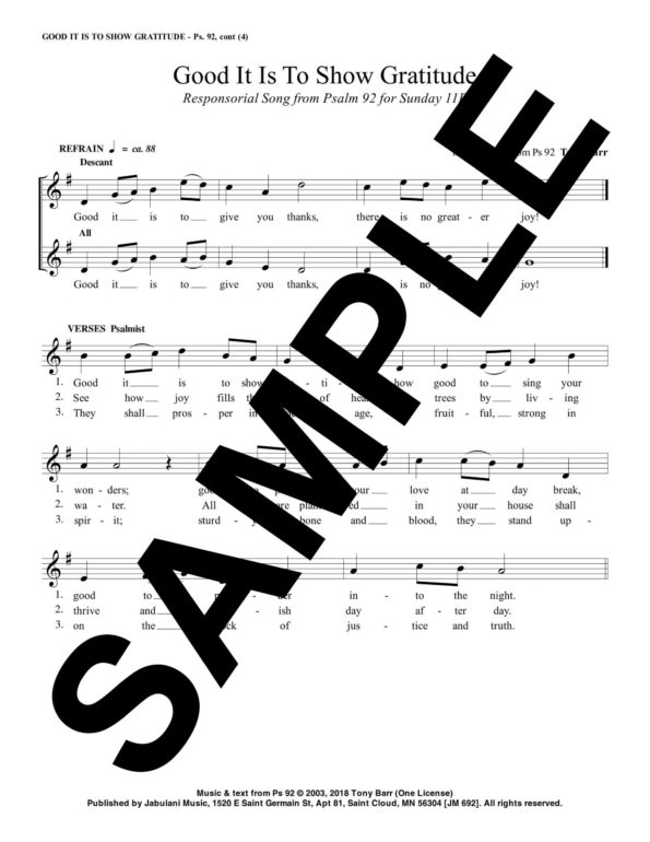 Psalm 92 OT 11B Barr Sample All Music 2 scaled