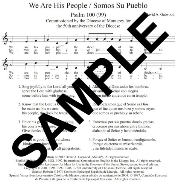 Psalm 100 Gatwood Sample Assembly