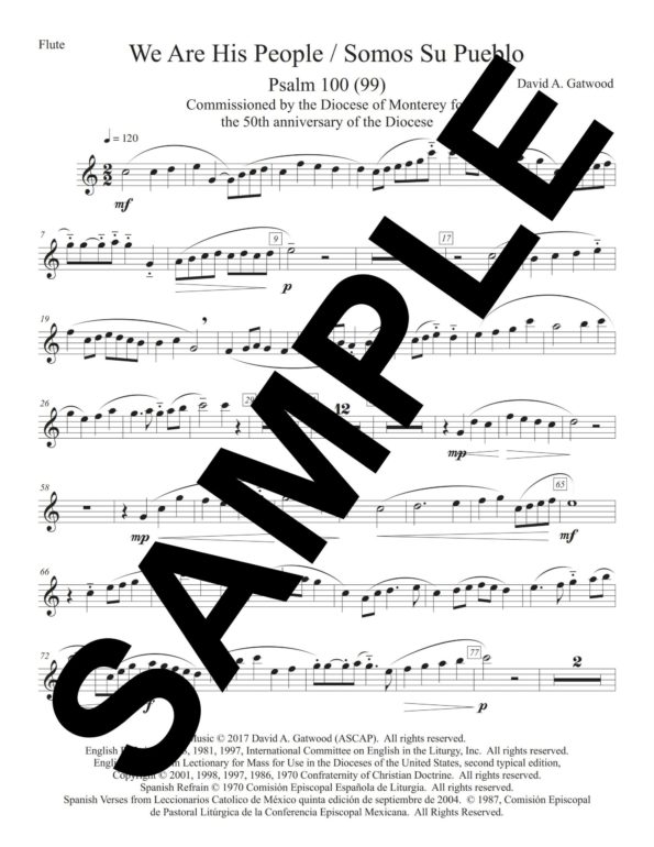 Psalm 100 Gatwood Sample Flute scaled