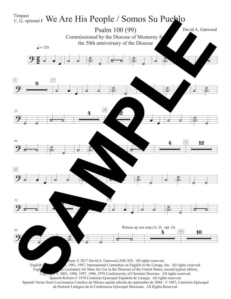 Psalm 100 (Gatwood)-Sample Timpani