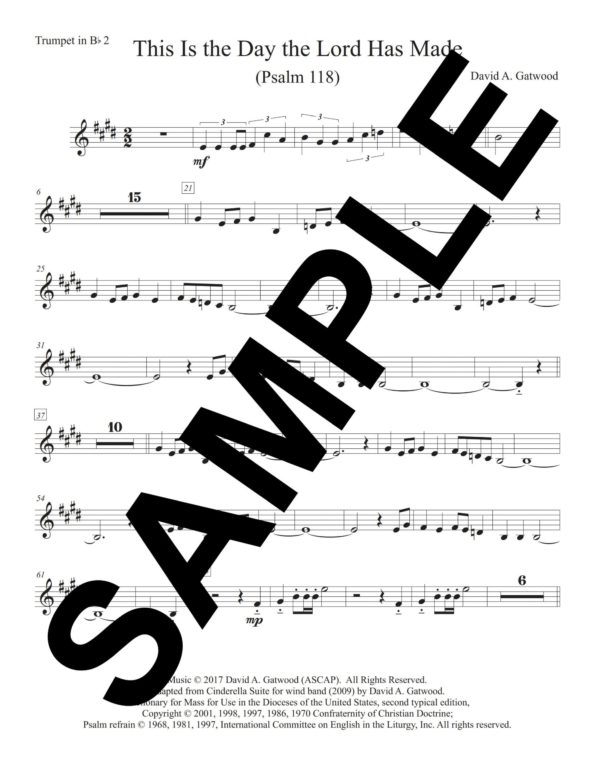Psalm 118 Easter Gatwood Sample Trumpet in Bb 2 scaled