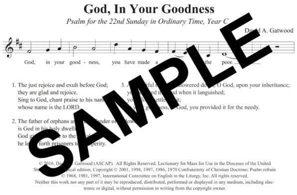 Psalm 68 Gatwood SampleAssembly