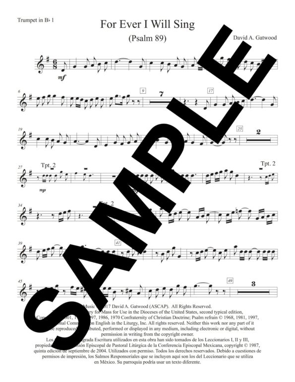 Psalm 89 Chrism Gatwood Sample Trumpet in Bb 1 scaled