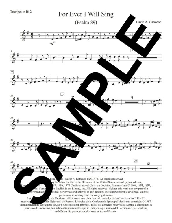 Psalm 89 Chrism Gatwood Sample Trumpet in Bb 2 scaled