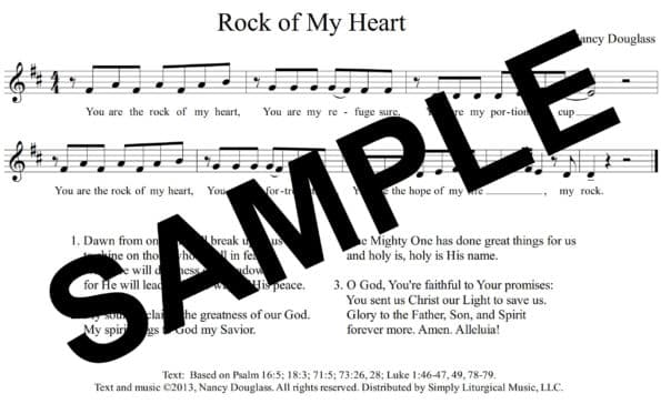 Rock of My Heart Sample Assembly 1