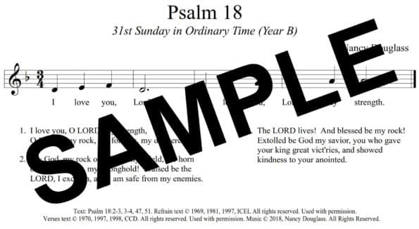 Psalm 18 Douglass Sample Assembly