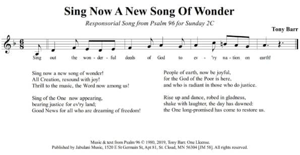 02C Ps 96 Sing Now A New Song Of Wonder pew