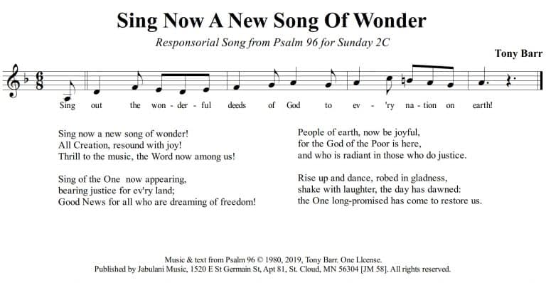 02C Ps 96 Sing Now A New Song Of Wonder - pew