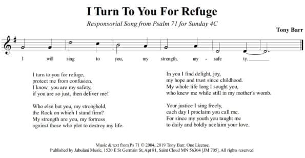 04C Ps 071 I Turn To You For Refuge pew
