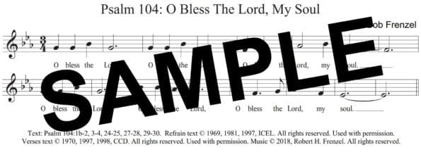 Psalm 104 Bapt Frenzel Sample Assembly
