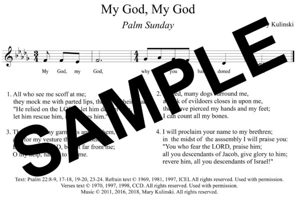 Psalm 22 My God My God Kulinski Sample Assembly scaled