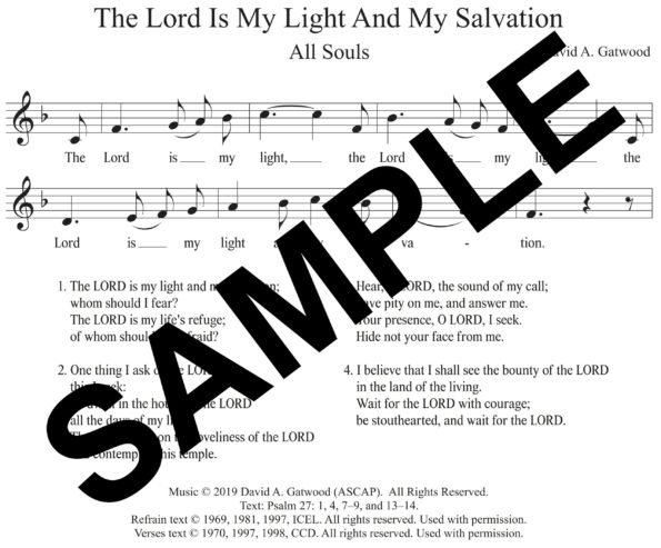 The Lord Is My Light And My Salvation Psalm 27 Sample Congregation All Souls scaled