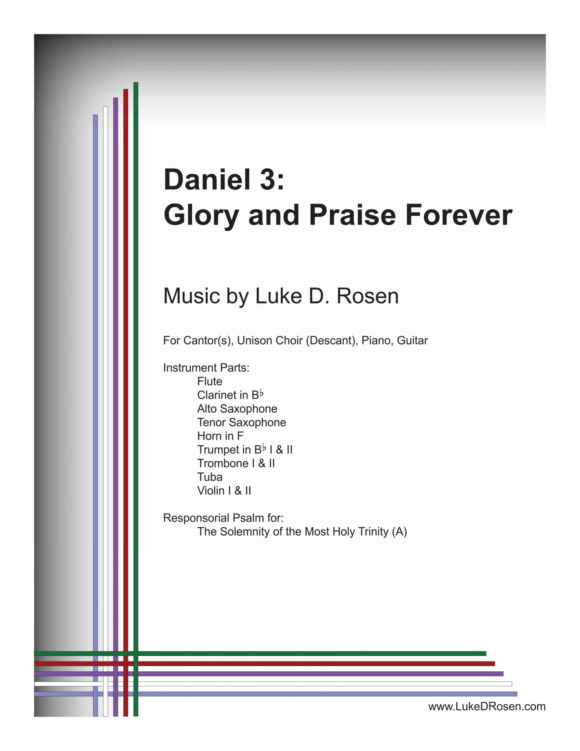 Daniel 3-Glory and Praise Forever (Rosen)