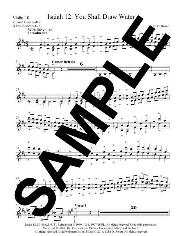 Isaiah 12 You Shall Draw Water Rosen Sample Musicians Parts 10 1 scaled