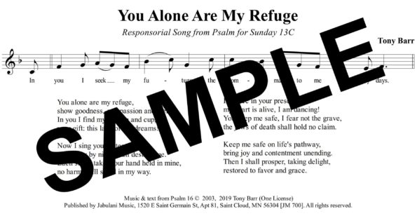 13C Ps 16 You Alone Are My Refuge Sample pew scaled