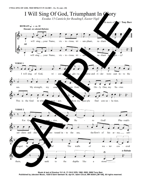 EV 3a Ex 15 I Will Sing Of God jm 109 Sample Complete PDF 2 png