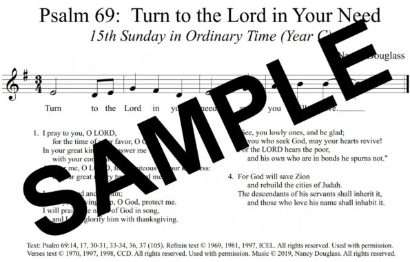 Psalm 69 Turn to the Lord in Your Need Douglass Sample Assembly scaled