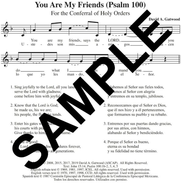 You Are My Friends Psalm 100 Sample Congregation scaled