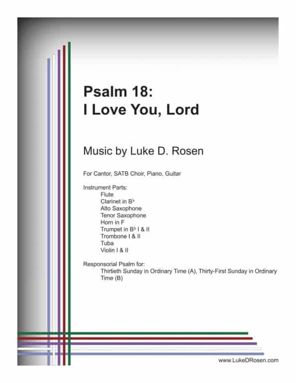 Psalm 18 I Love You Lord ROSEN scaled