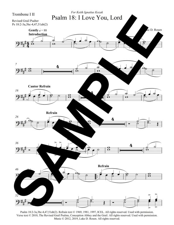 Psalm 18 I Love You Lord Rosen Sample Musicians Parts 8 scaled