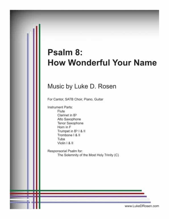 Psalm 8 How Wonderful Your Name ROSEN scaled