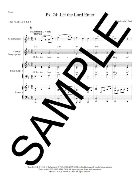 Psalm 24 Let the Lord Enter Basi Sample Score scaled