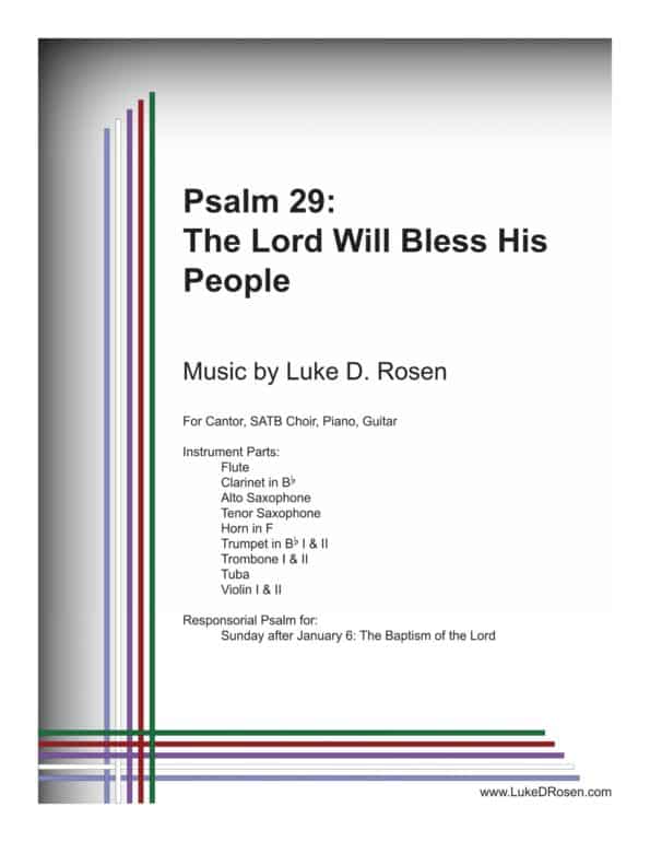 Psalm 29 The Lord Will Bless His People ROSEN scaled