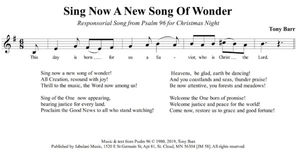 1 Xmas Night Ps 96 Sing Now A New Song Of Wonder pew scaled