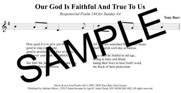 4A Ps 146 Our God Is Faithful And True To Us Sample Assembly scaled