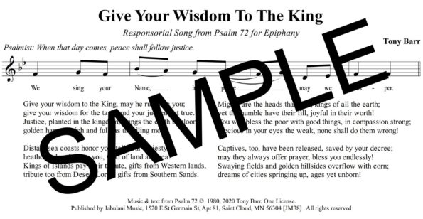 6 Epiphany Ps 72 Give Your Wisdom To The King Sample Assembly scaled